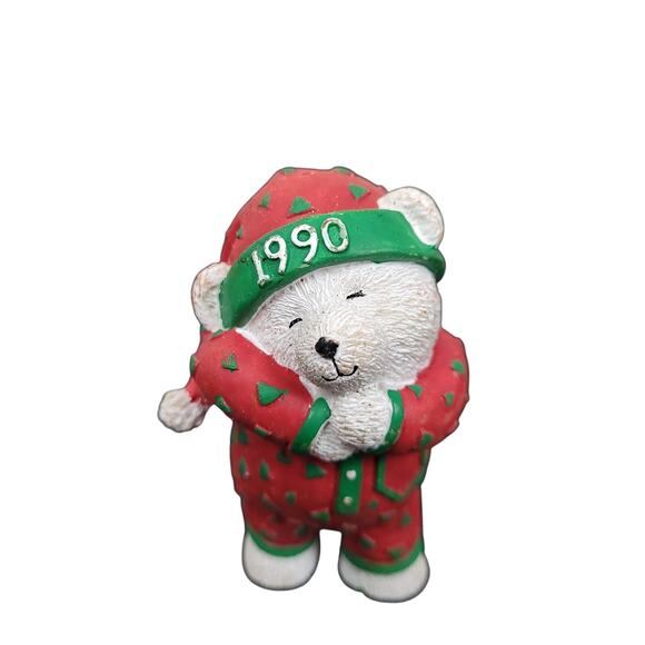 Vintage 1999 Santa Bear Christmas Ornaments 16pcs 15 Year Set Marshall Fields - Picture 6 of 16